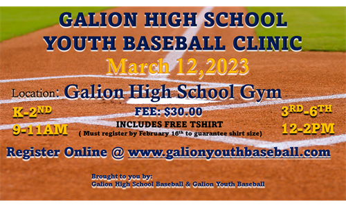2023 Galion High School Youth Clinic